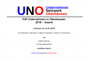 Read more about the article Unternehmer Award 2018